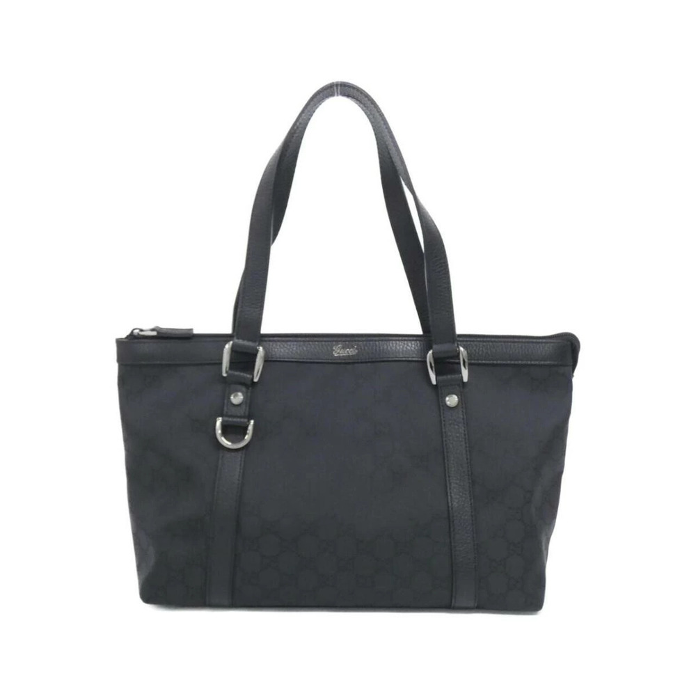 Gucci GG Canvas Abbey tote ring Black